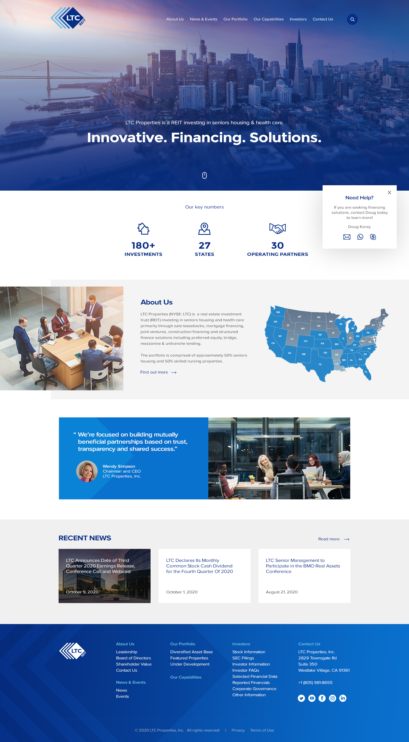 Web Design by Chandru M for LTC Properties | Design #25604075