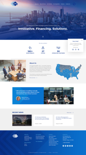 Web Design by Chandru M for LTC Properties | Design #25604075