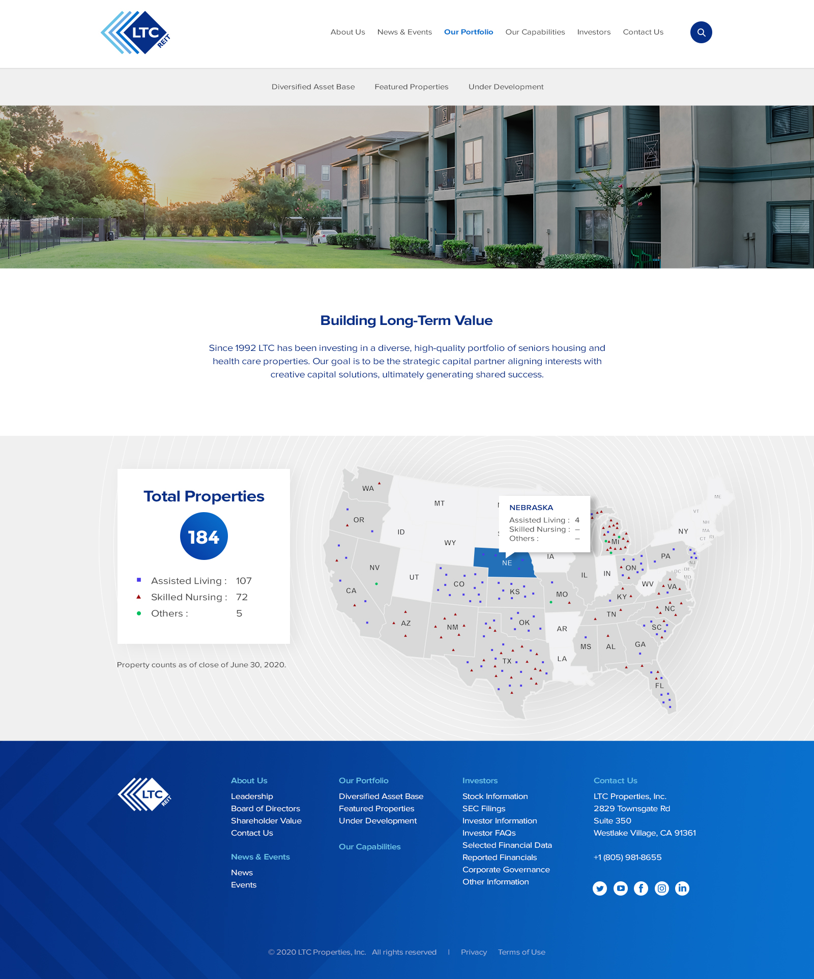 Web Design by Chandru M for LTC Properties | Design #25613305