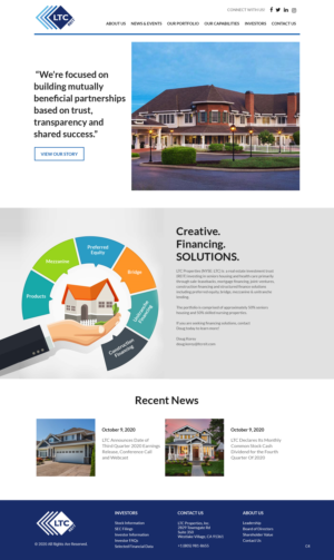 Diseño Web por pb para LTC Properties | Diseño: #25599337