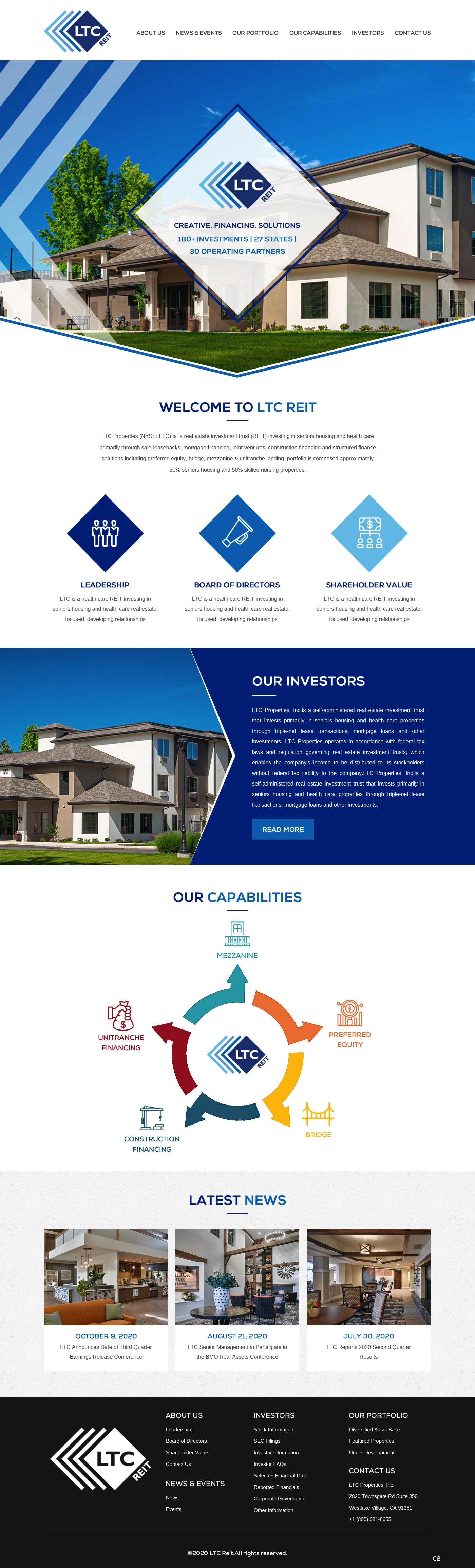 Web Design by pb for LTC Properties | Design #25599339