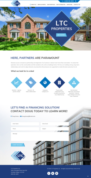 Diseño Web por pb para LTC Properties | Diseño: #25599340