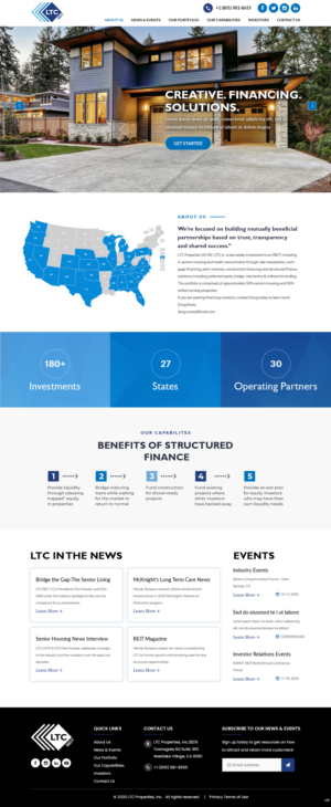 Diseño Web por pb para LTC Properties | Diseño: #25599344