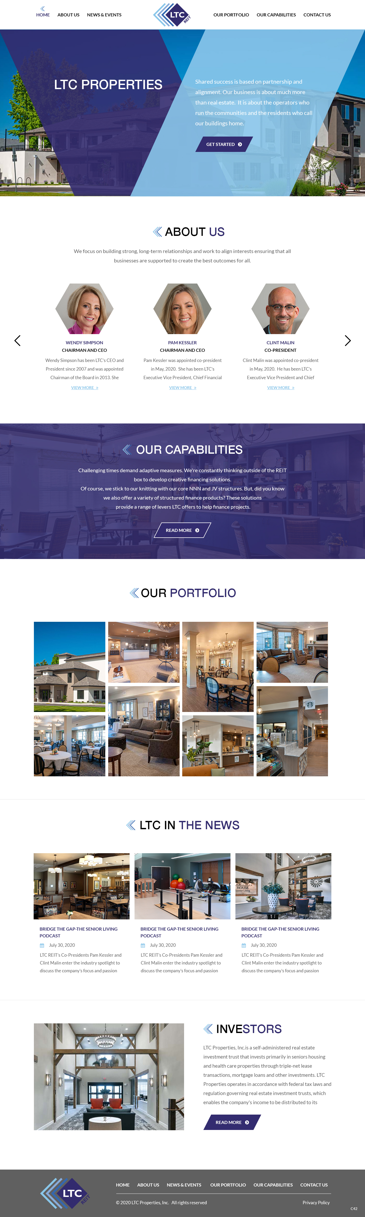 Web Design by pb for LTC Properties | Design #25599345