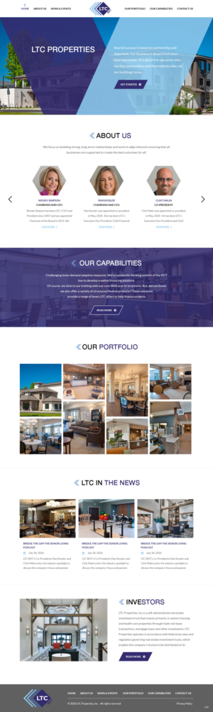 Diseño Web por pb para LTC Properties | Diseño: #25599345