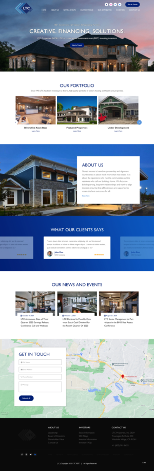 Diseño Web por pb para LTC Properties | Diseño: #25599346