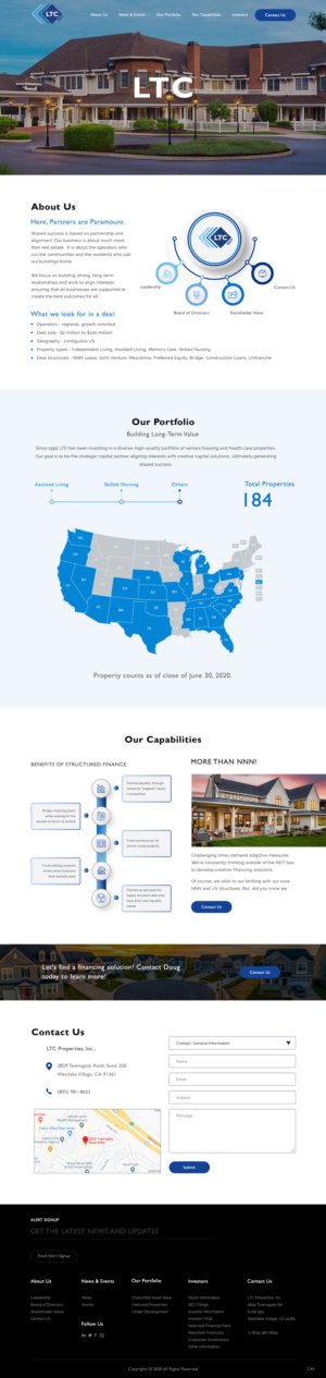 Diseño Web por pb para LTC Properties | Diseño: #25599348