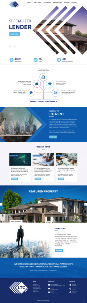 Web Design by pb for LTC Properties | Design #25599353