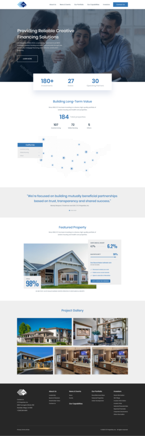 Web Design by fendy_dwi 2 for LTC Properties | Design #25622359