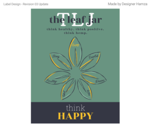 The Leaf Jar CBD Product Labels | Diseño de Etiqueta por Designer Hamza