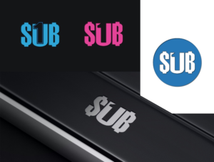 1$U? (with a 1 as negative space in the U) | Logo Design by mam1