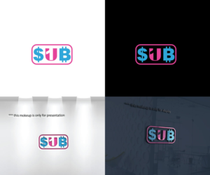 1$U? (with a 1 as negative space in the U) | Logo Design by uitaki