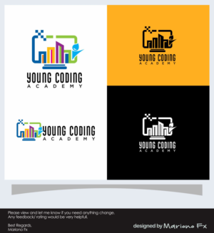 Young Coding Academy | Logo Design by Mariono Fx