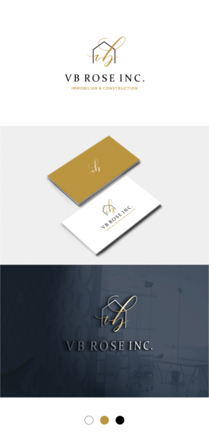 VB Rose Inc. (Immobilier,Construction,Renovation) | Design de Logo par Zeph Design