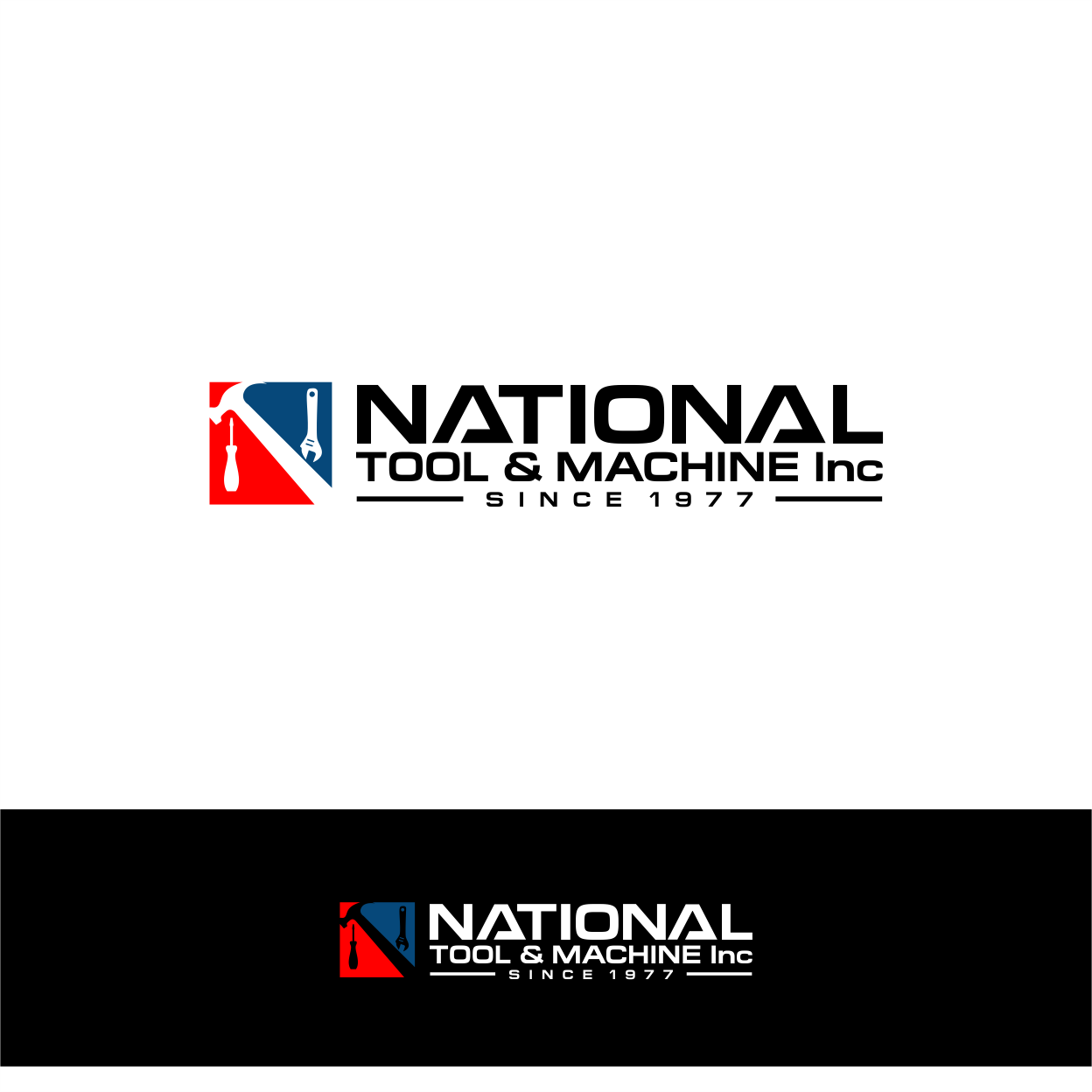 Logo Design by Arham Hidayat for National Tool & Machine Inc. | Design #25618148