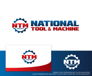 Logo Design by alvinnavarra for National Tool & Machine Inc. | Design: #25618976