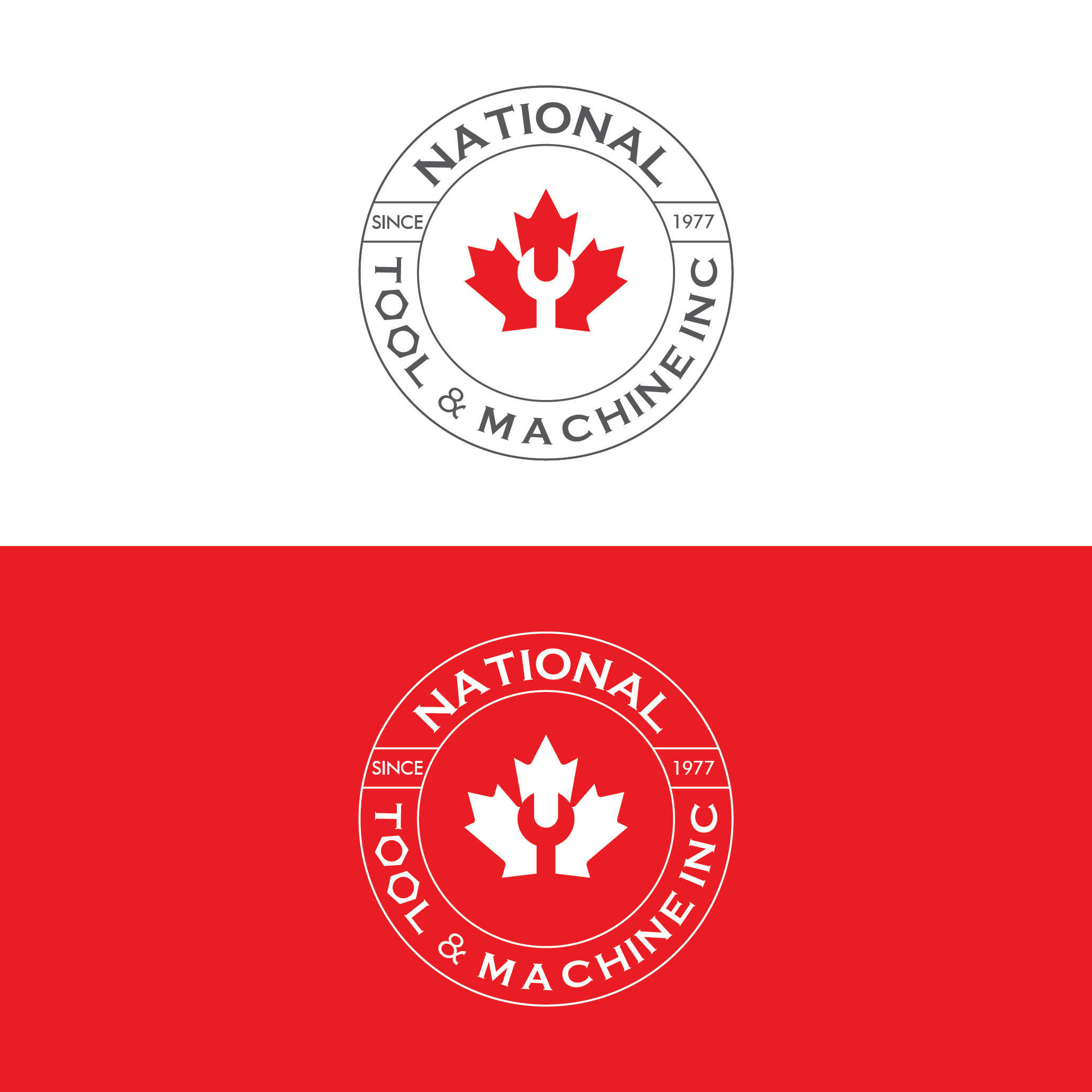 Logo Design by Muhammad Imran 3 for National Tool & Machine Inc. | Design #25604615