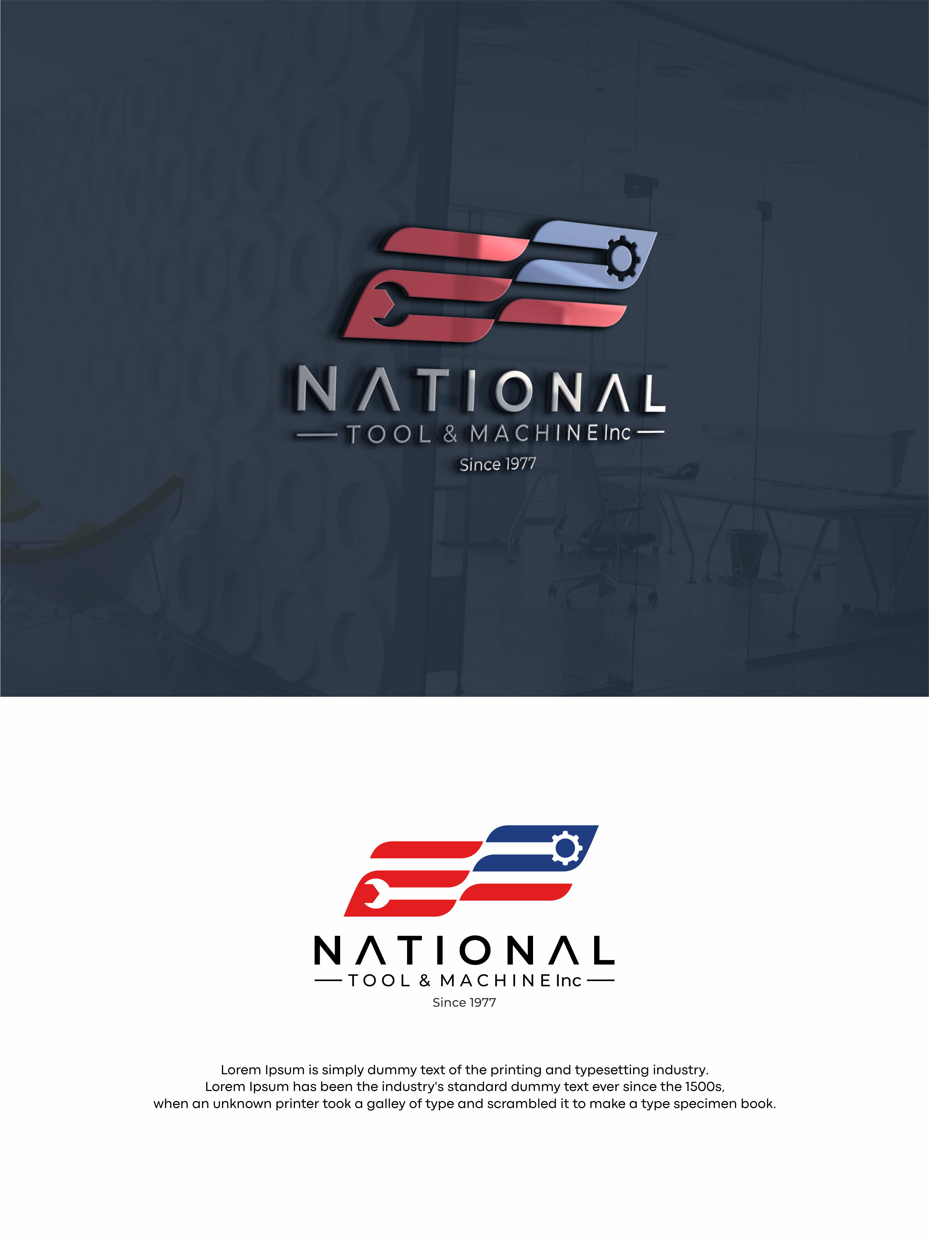 Logo Design by soriyeee for National Tool & Machine Inc. | Design #25637650
