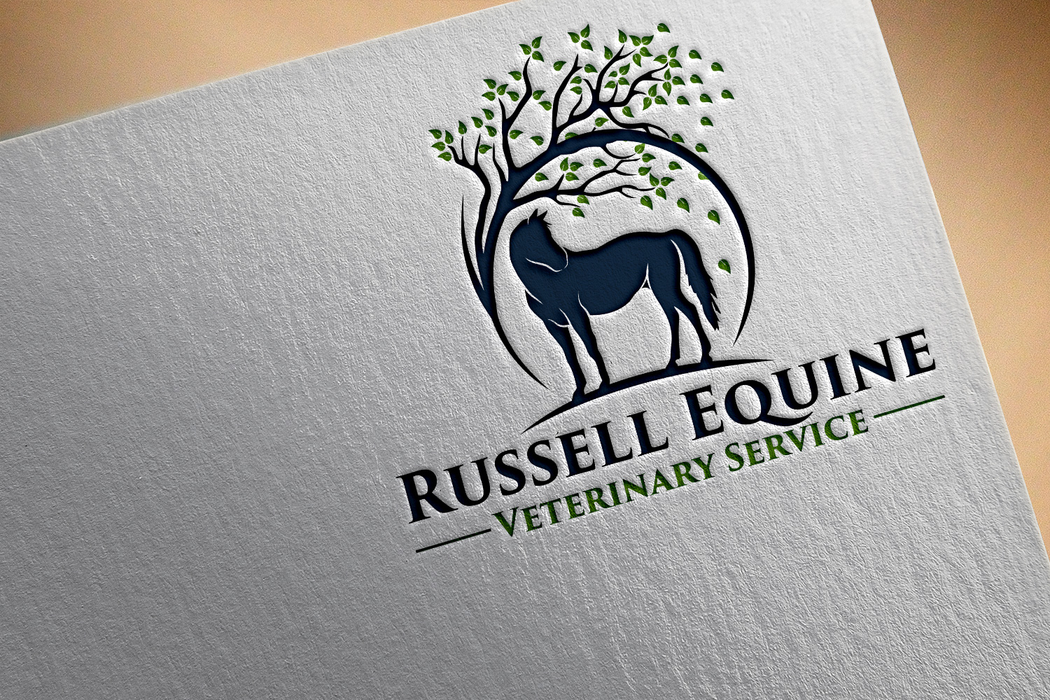 Diseño de Logo por Rosalia.... para Russell Equine | Diseño #25604778