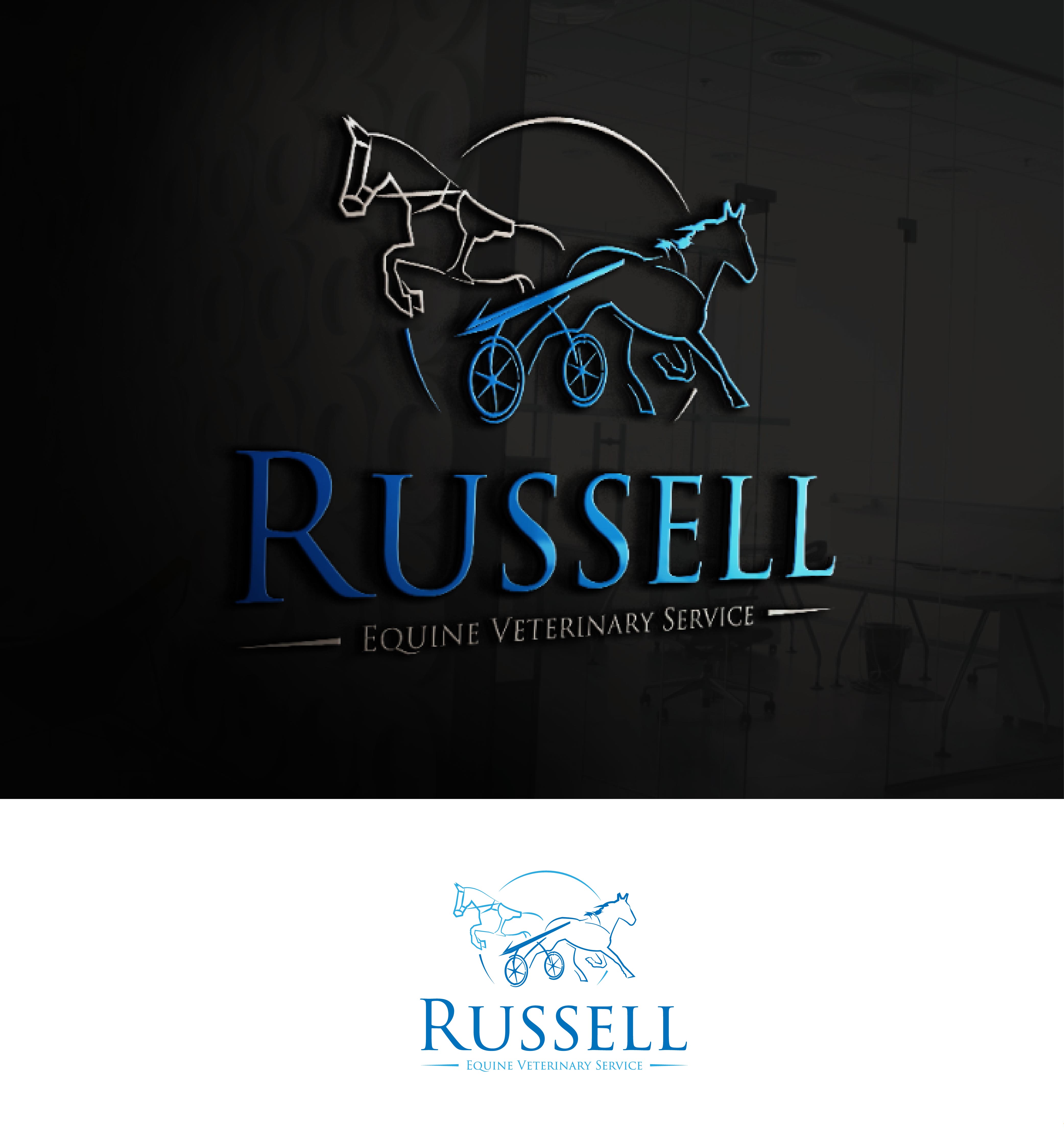 Logo Design by Anton for Russell Equine | Design #25607007