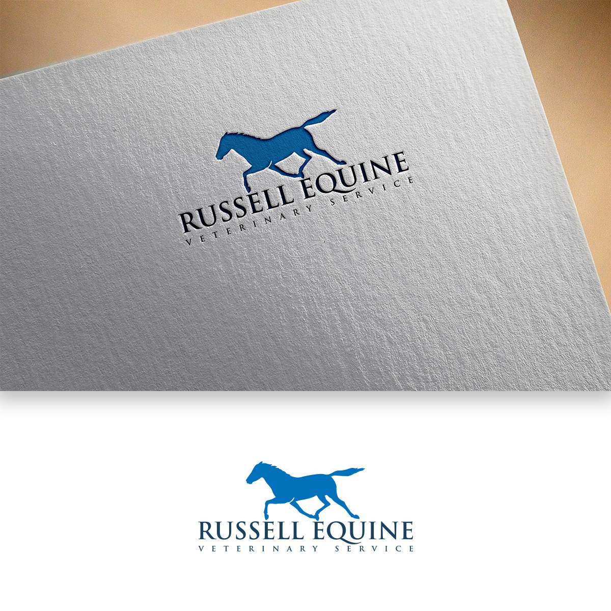 Logo Design by DesignDUO for Russell Equine | Design #25626534