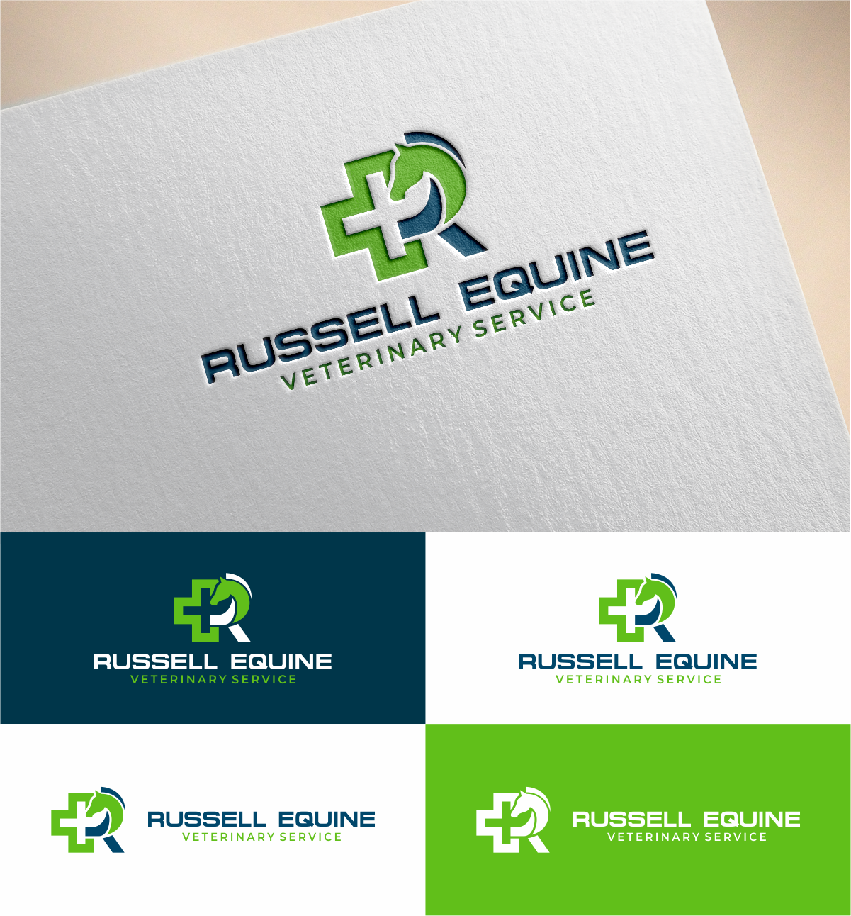 Logo Design by MKR for Russell Equine | Design #25601505