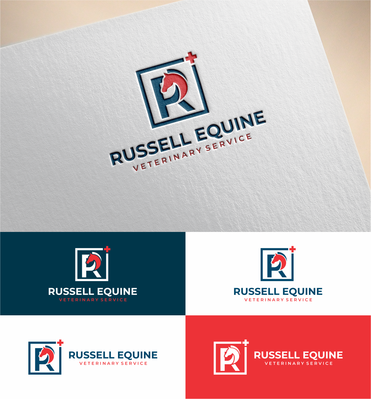 Logo Design by MKR for Russell Equine | Design #25601506