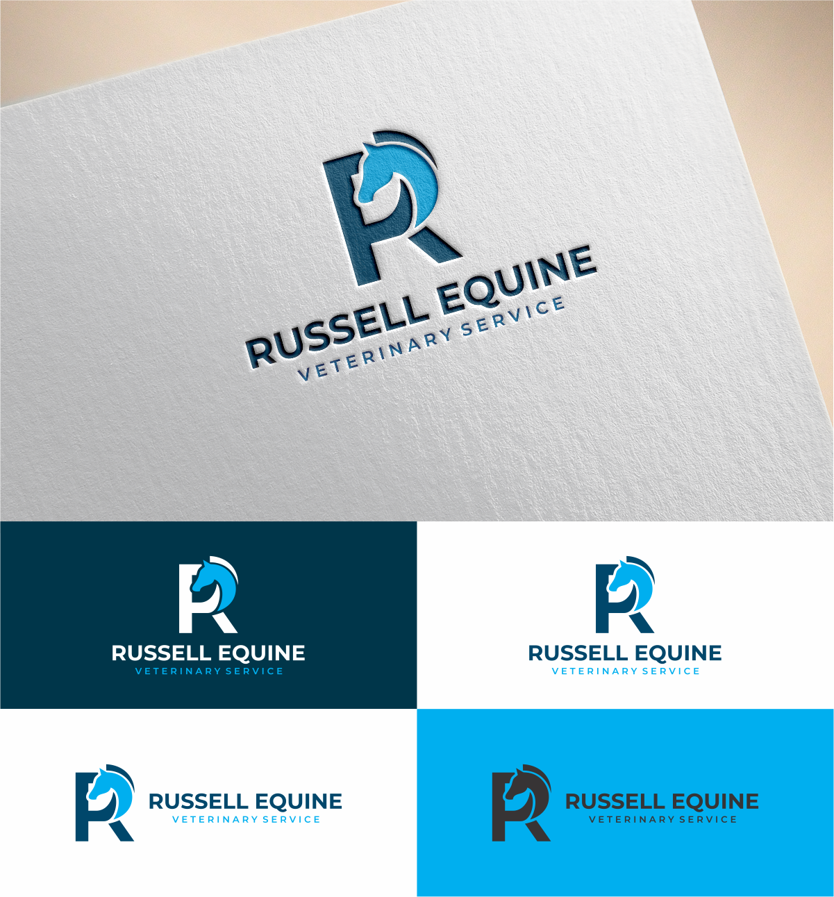Logo-Design von MKR für Russell Equine | Design #25601507