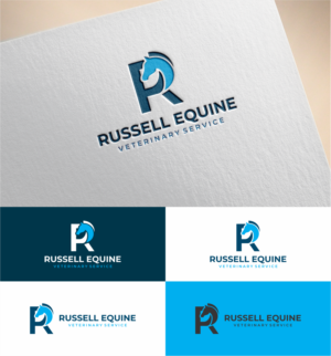 Logo Design by MKR for Russell Equine | Design: #25601507