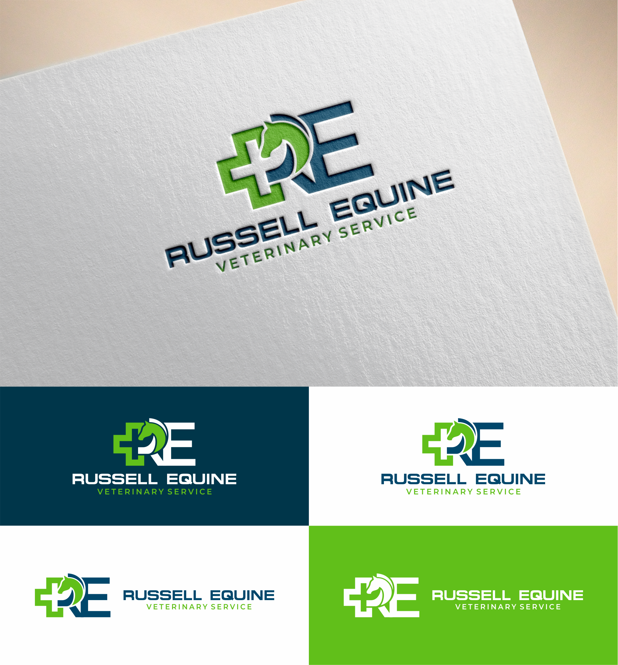 Logo-Design von MKR für Russell Equine | Design #25606534