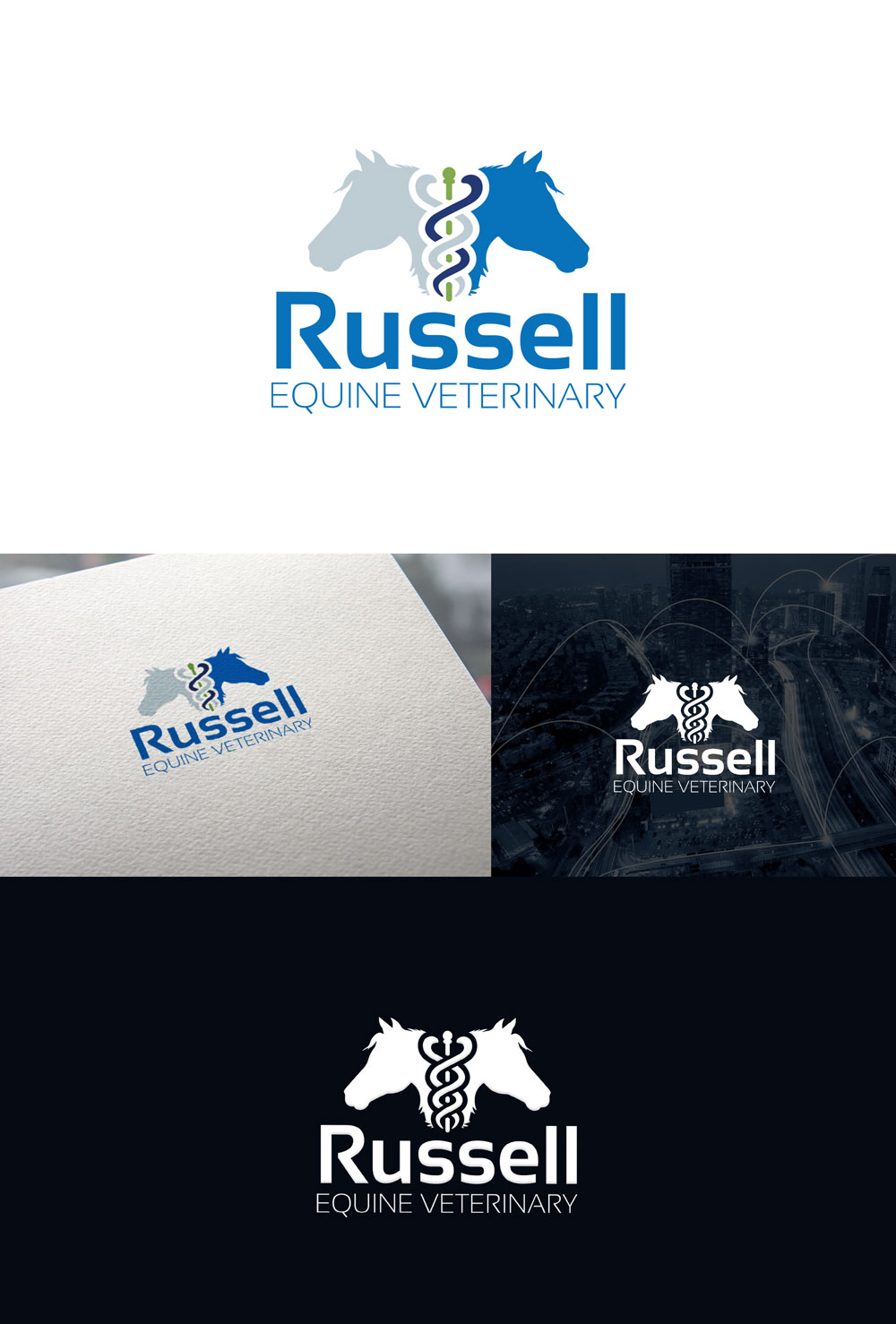 Logo Design by Th3o for Russell Equine | Design #25605976