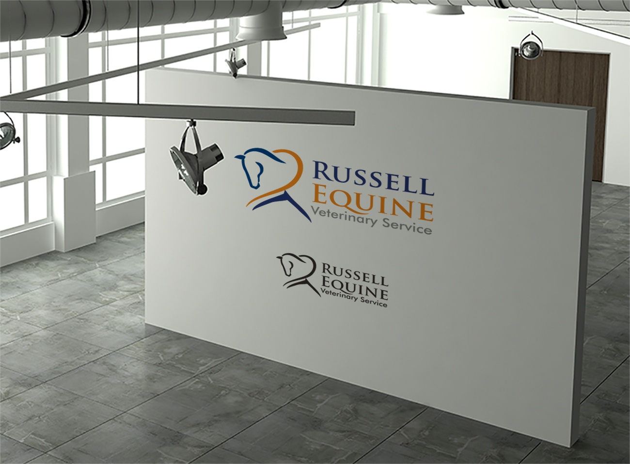 Logo Design by bujanganss for Russell Equine | Design #25670957