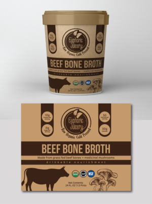 Label Design by Deziners Zone for Euphoric Juicery | Design: #25622189