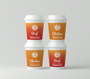 Cold pressed organic juice company is expanding to do bone broths | Label Design by SAI DESIGNS