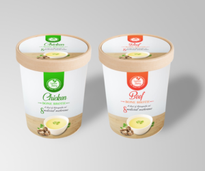 Cold pressed organic juice company is expanding to do bone broths | Label Design by Bear Studio