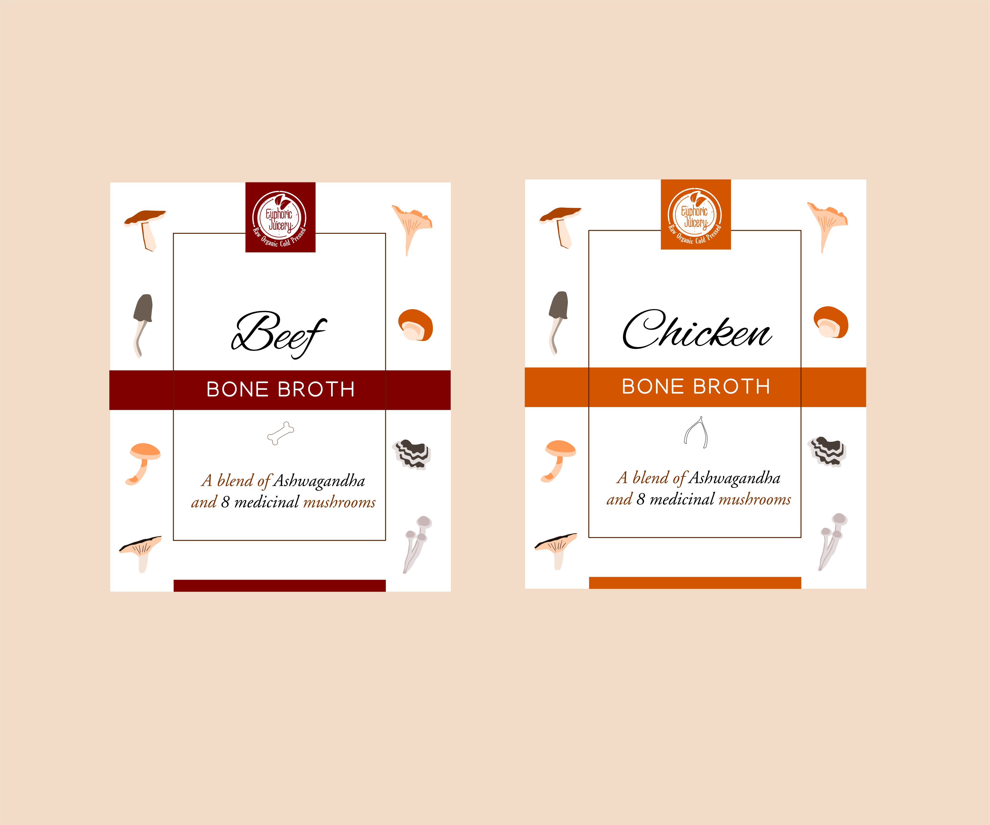 Design Étiquette par Curbius Design pour Euphoric Juicery | Design #25621470