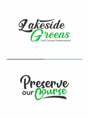Lakeside Greens Golf Course Preservation | Logo Design by soriyeee