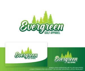 Diseño de Logo por alvinnavarra para Evergreen Golf Apparel | Diseño: #25624803