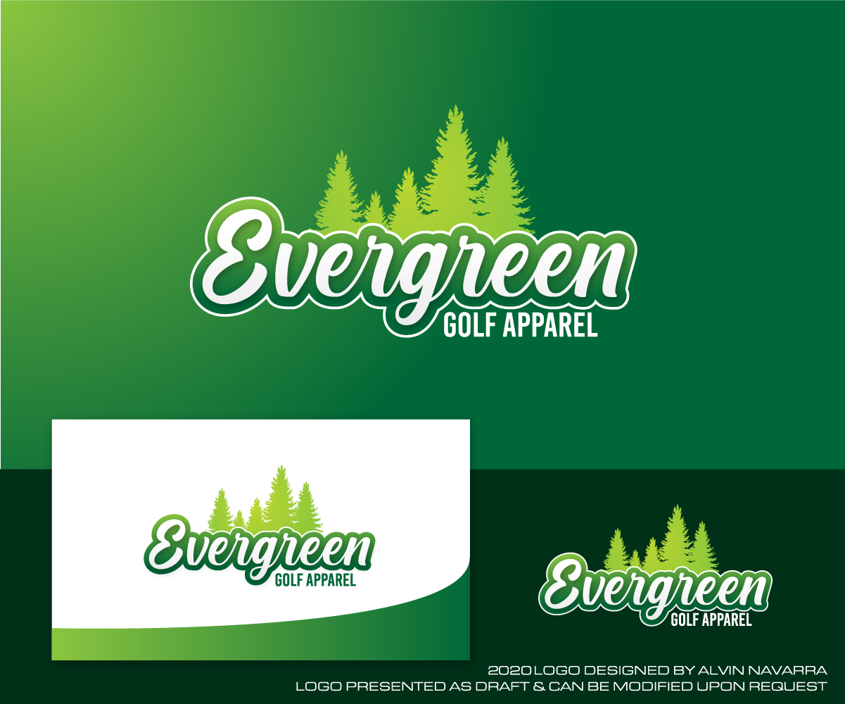 Logo Design by alvinnavarra for Evergreen Golf Apparel | Design #25624807