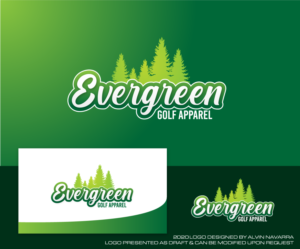 Diseño de Logo por alvinnavarra para Evergreen Golf Apparel | Diseño: #25624807