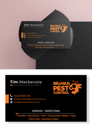 Pest Control Company needs business card!  | Diseño de Tarjeta de Presentación por CG PRITAM