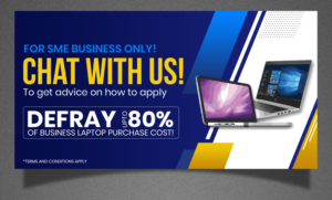 Design for Facebook Ad to promote Laptops purchase | Graphic Design by SAI DESIGNS
