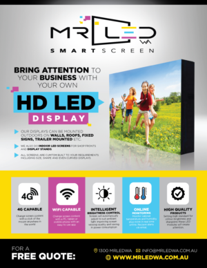 Mr Led smart screen Flyer design | Flyer-Design von apolgv
