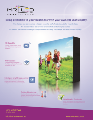 Mr Led smart screen Flyer design | Flyer-Design von vectoradics