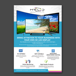 Mr Led smart screen Flyer design | Flyer-Design von Schöpfer