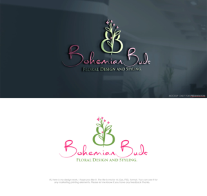 Bohemian Buds     Floral Design and Styling. | Logo Design by Mono.co
