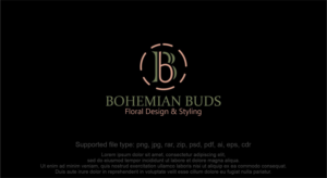 Bohemian Buds     Floral Design and Styling. | Logo Design by Indra Putra