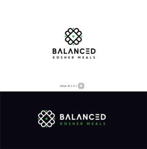Balanced - slogan Kosher Meals | Logo Design by Birdcage