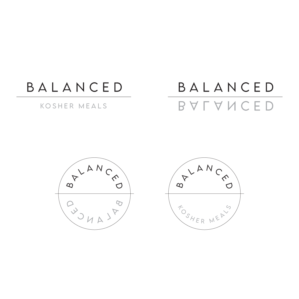Balanced - slogan Kosher Meals | Logo Design by Samantha Ward Design