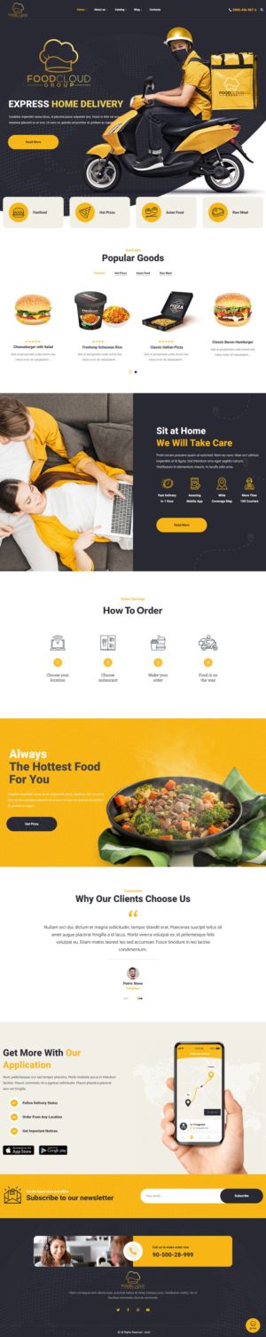 Landing Page Design by webxvision